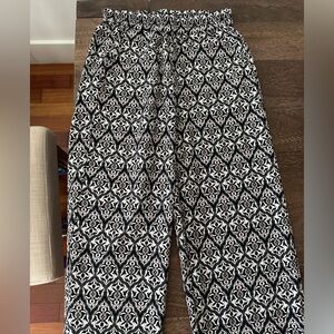 Chic Geometric Print Pants